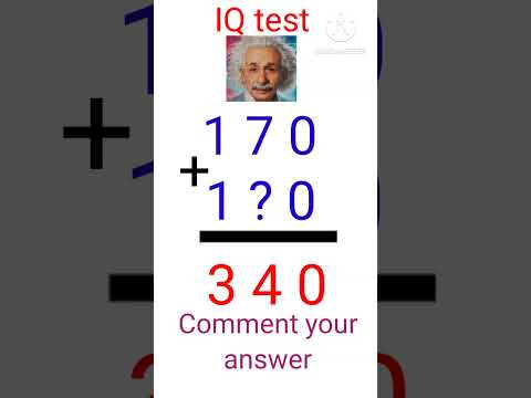 IQ test || #math #quizgame #quiz #mathematics #gkquestion