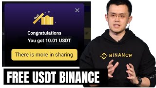 FREE USDT ON BINANCE | CLAIM 10 USDT DAILY FOR FREE | MAKE MONEY ONLINE #freeusdt