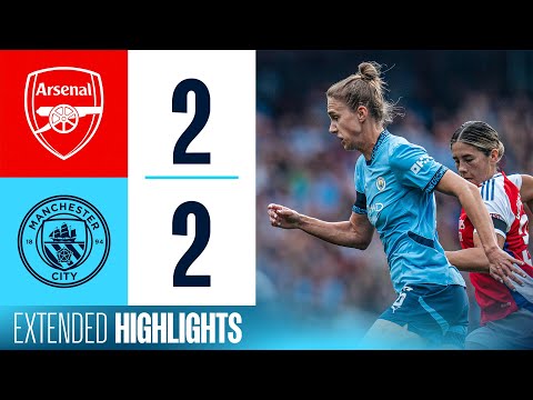 HIGHLIGHTS! Gutsy City earn opening day point at Arsenal | Arsenal 2-2 Man City | WSL