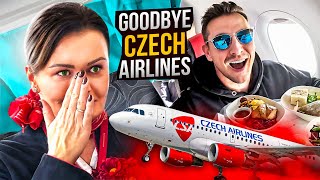 The END of CZECH AIRLINES! Onboard the Last Flight!