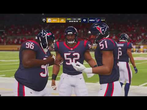 Steelers vs Texans Madden NFL 24 PS5 Gameplay 🔴🏈 Mundo Gamer