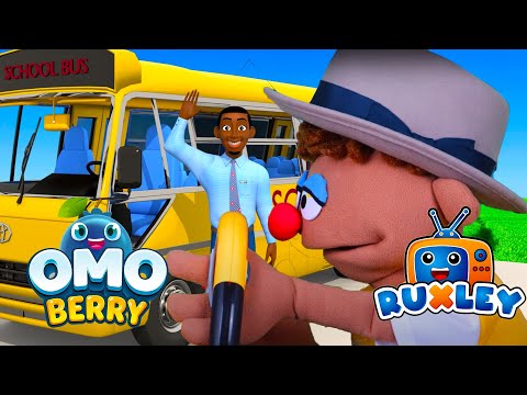 Ruxley's Wheels on the Bus Song | OmoBerry & Friends | Wheels on the Bus Remix + Kids Songs