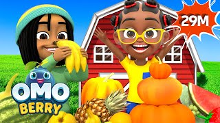 Let's Celebrate The Harvest | OmoBerry | Read Along Songs + Kids Videos For Kids + Learning Songs