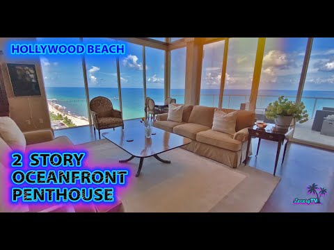 Inside 2-STORY Hollywood BEACH Penthouse - $4,500,000