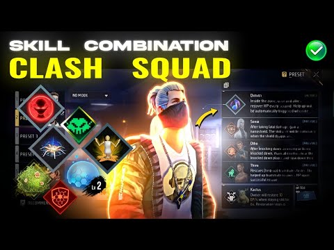 Best character combination for cs rank | CS rank skill combination 2024 | Character Combination