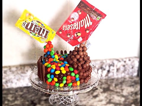 DIY Gravity Cake | Floating M&M and Malteasers