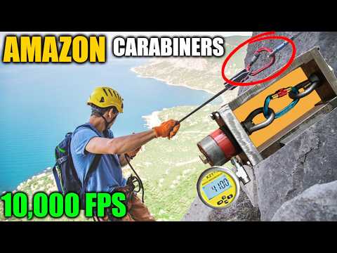 High Speed Video Testing Amazon Carabiners vs their Claims