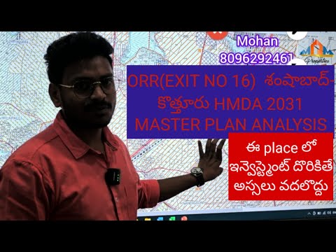 HMDA✅ MASTER PLAN 2031 🔥R1 జోన్ 📌 ANALYSIS (NH-44) SHAMSHABAD TO KOTHUR 💯🔥