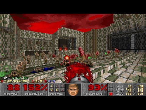 Doom II: Sunder - Map 03 (The Dreaming Garden) UV-Max in 9:35