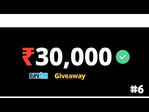 ₹30,000 Paytm Cash Live Mega Giveaway । @technobitaaa  Live