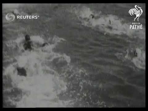 Thrilling water polo match at San Francisco between picked teams from New York State and C...(1928)