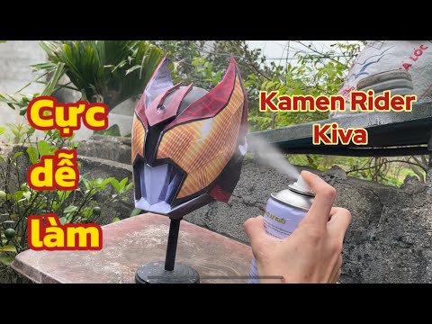 How to make Kamen Rider Kiva Helmet Papercraft