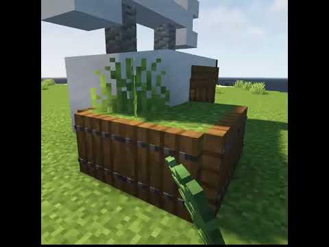 Minecraft: Modern Dog House (World's Smallest Violin) #shorts