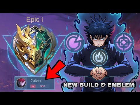 JULIAN BIG NERF?! TRY THIS NEW JULIAN BUILD AND EMBLEM in SEASON 34!!💀 (must try)