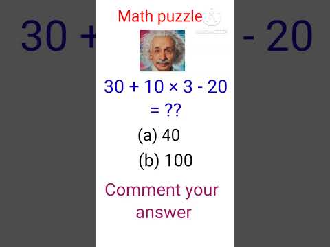 Math puzzle || #math #quizgame #quiz #mathematics #gkquestion