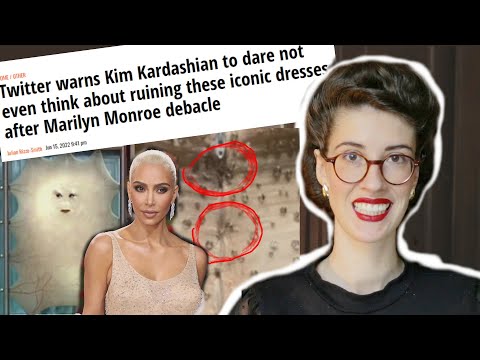 Kim Kardashian vs Marilyn Monroe’s dress meme review