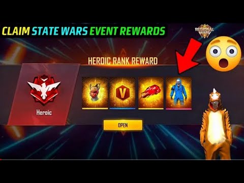 Claim State Wars Event Free Rewards | Free Fire New Event BD Server | Regional Battle Event Return