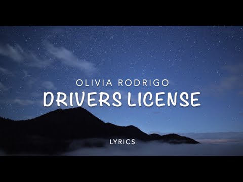 Olivia Rodrigo- Driver's License (lyrics)