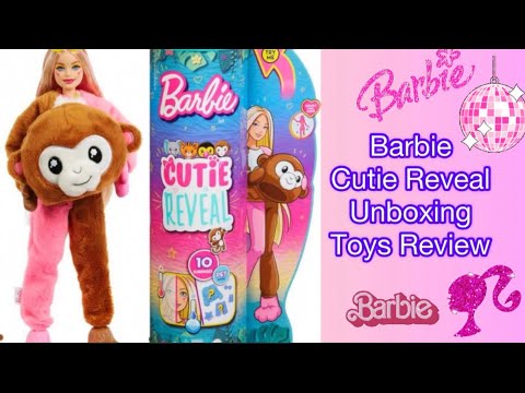 Unboxing Barbie Cutie Reveal (Toys Review) ASMR