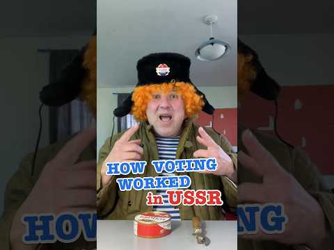 How Voting Worked in USSR #crazyrussiandad #voting #vote #votingmatters #ussr #soviet #sovietunion