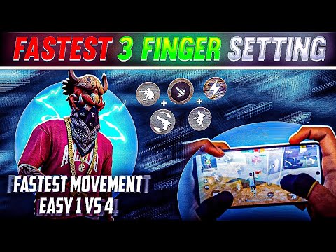 TOP 3 BEST CUSTOM HUD FREE FIRE 3 FINGER CLAW | BETTER THAN PC PLAYERS | THREE FINGER CUSTOM HUD