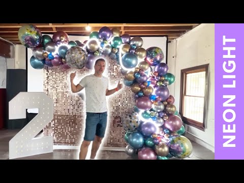 What about adding some lights to balloons?! | LED light with balloons | Disco party Decor