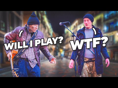 A GUITARIST PRETENDED to be HOMELESS and pranked STREET MUSICIANS part1