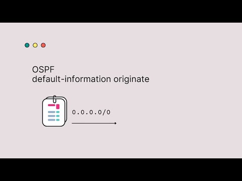 OSPF default route lab- Difference between default-information originate and originate always