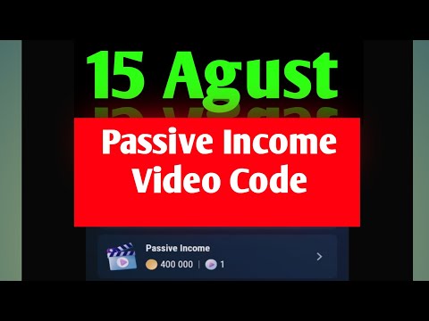 Passive Income | Tapswap video code | Tapswap Passive Income code Today |