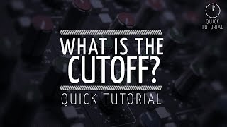 What is the 'Cutoff' on a filter? (Quick Tutorial)