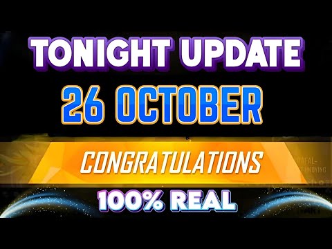 26 October 2024 🔥 FREE FIRE NEW EVENT | UPCOMING UPDATE IN FREE FIRE | TONIGHT UPDATE OF FREE FIRE