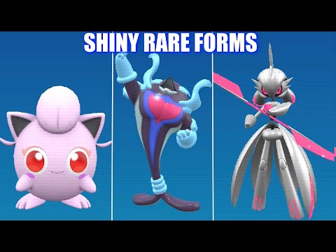 Pokemon Scarlet & Violet - Shiny vs Normal Paldean Forms (Past + Future)