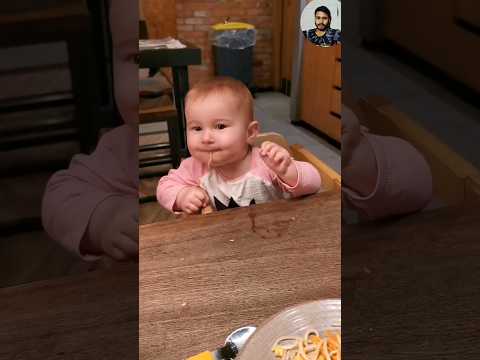 cute baby eating maggi 😊👍✨ #shorts #ytshorts #viral #reels #whatsappstatus