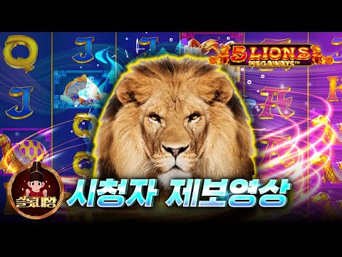 슬롯👨‍🎓슬롯머신👑🦁오라메 6,818만원 당첨🔥시청자 제보 잭팟영상💯👑 슬롯대왕 👑 5LIONS MEGAWAYS:5라이온스 메가웨이 슬롯대왕