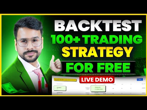 Backtest 100+ TRADING Strategy for FREE | How to Backtest A Trading Strategy | Trading for beginners