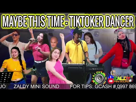 MAYBE THIS TIME WITH TIKTOKER DANCER - TARA SAYAWAN NA! DISCO LIVE BAND TN DUO FT. ZALDY MINI SOUND