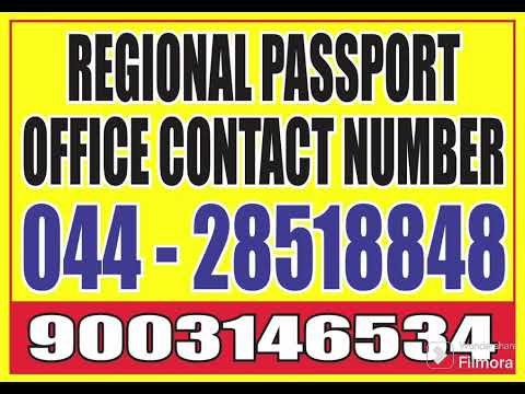 "How to Find Regional Passport Office Contact Number"