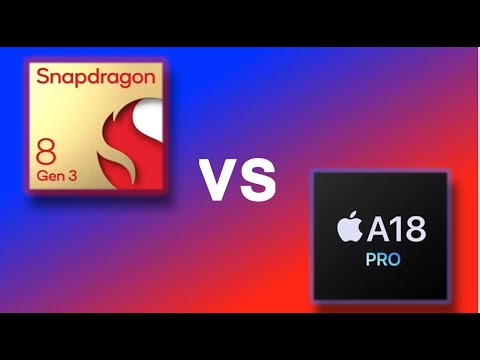 Apple A18 Pro vs Snapdragon 8 Gen 3