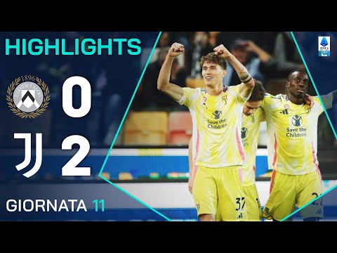 UDINESE-JUVENTUS 0-2 | HIGHLIGHTS | 11ª GIORNATA | SERIE A ENILIVE 2024/25