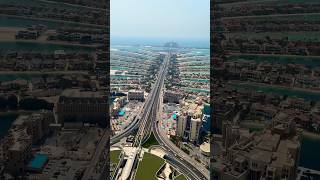 How incredible is this view of the Palm Jumeirah #travel #dubai #palmjumeira #thingstodo #visitdubai