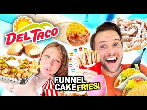 Tasting VIRAL Celebrity Foods! DEL TACO New Menu Items!!!