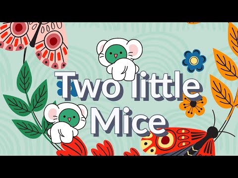 Two little 🐁 mice rhymes/mice rhymes/English rhymes/lkg rhymes 🐭🐈 /rhymes #learning #kid