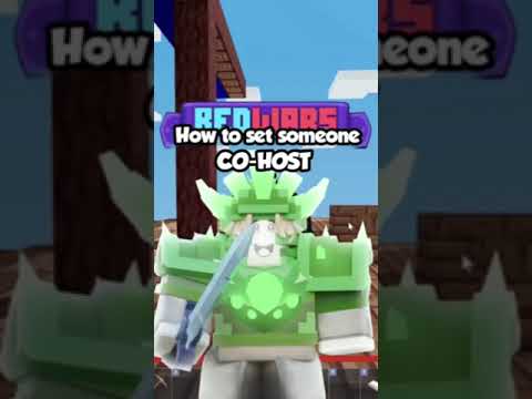 How to make someone a CO-HOST (Roblox BedWARS)