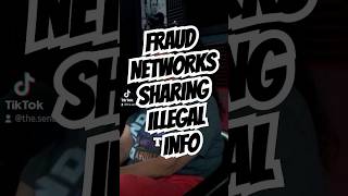 Networks of illegal Fraud rings sharing information amongst each other.  #ytsho rts #podcast #viral