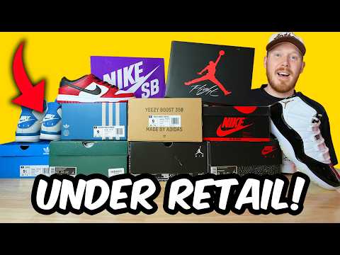 Top 10 Sneakers For UNDER RETAIL