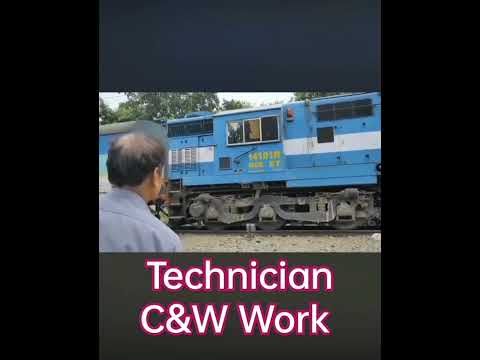 Technician C&W Work #railway #viral #trending #motivation #ytshorts #youtubeshorts #job #railwaytech