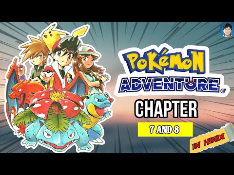 Pokemon adventures manga chapter 7,8 in hindi | Quick Anime|