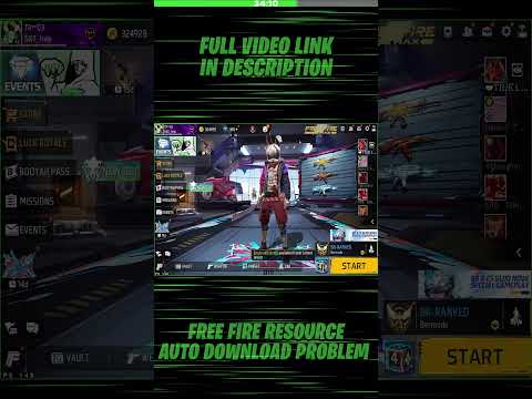 Solve free fire resource pack auto download problem in wifi | Resource pack auto download free fire