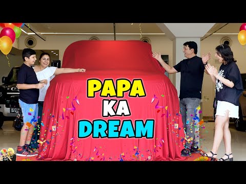 PAPA KA DREAM | New car reveal vlog | Aayu and Pihu Show