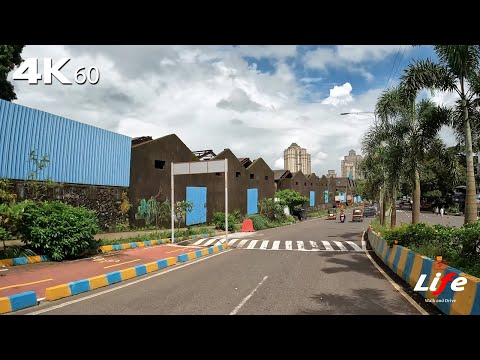 Driving in Thane 4: From Upvan Lake Road To Hiranandani Estate | 4K 60fps